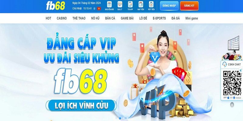 Điều kiện đăng nhập vào tài khoản game FB68 