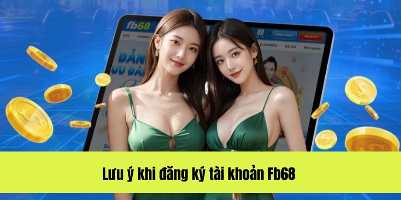 Lưu ý khi đăng ký tài khoản Fb68