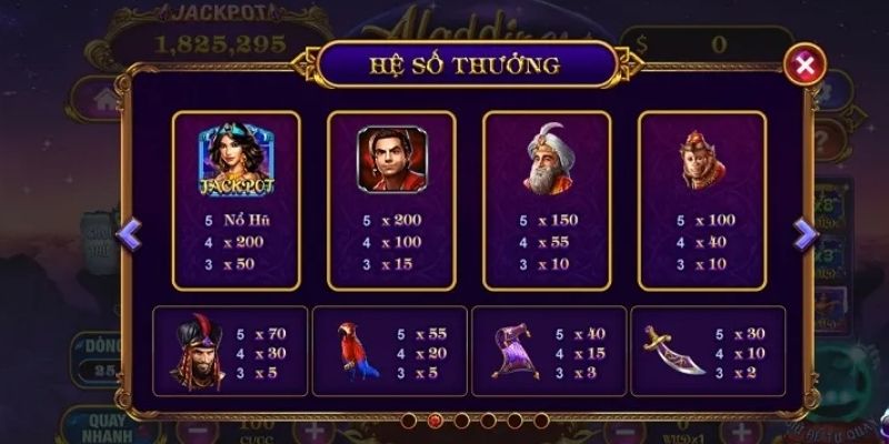 Giới thiệu về Aladdin Slots tại sảnh PM Slot FB68 